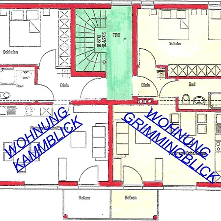 Apartmán Jasmin Ausgezeichnet Mit 4 Kristallen - Fw Grimmingblick Bad Mitterndorf
